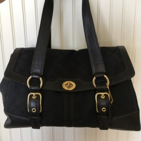 Coach Handbags - Coach Signature Handbag